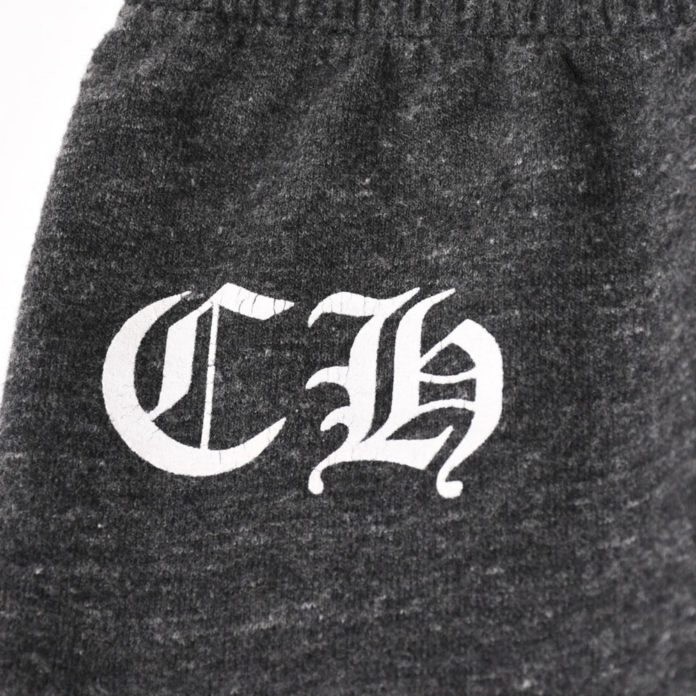 CHROME HEARTS Chrome Hearts Logo Sweatpants CH Logo BS Flare Scroll Label T Bar Dark Gray M Size Fleece Fabric Good Condition Used 4a004097