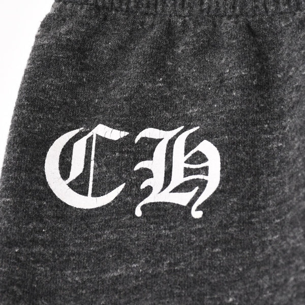 CHROME HEARTS Chrome Hearts Logo Sweatpants CH Logo BS Flare Scroll Label T Bar Dark Gray M Size Fleece Fabric Good Condition Used 4a004097