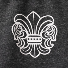 画像をギャラリービューアに読み込む, CHROME HEARTS クロムハーツ ロゴ入りスウェットパンツ CHロゴ BSフレア スクロールラベル Tバー ダークグレー Mサイズ フリース生地 美品 中古 4a004097