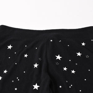 CHROME HEARTS クロムハーツ ホースシュー スタープリント スウェットパンツ CHクロス ドット柄 ブラック Mサイズ 美品 中古 4a004067