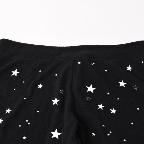 CHROME HEARTS クロムハーツ ホースシュー スタープリント スウェットパンツ CHクロス ドット柄 ブラック Mサイズ 美品 中古 4a004067