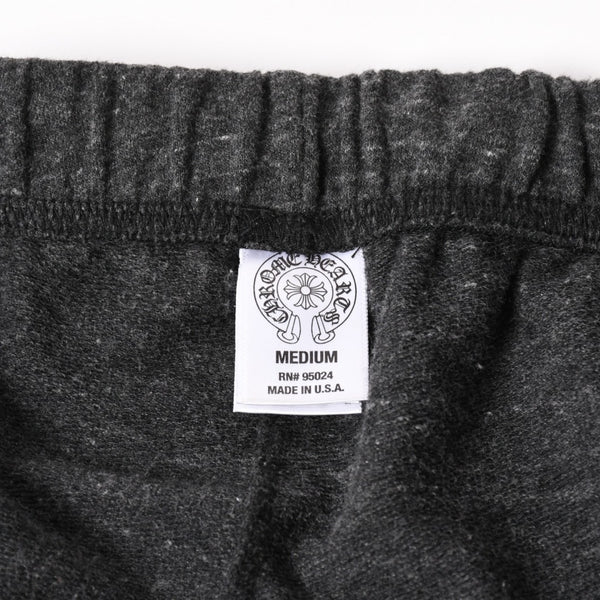 CHROME HEARTS Chrome Hearts Logo Sweatpants CH Logo BS Flare Scroll Label T Bar Dark Gray M Size Fleece Fabric Good Condition Used 4a004097