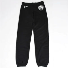 CHROME HEARTS クロムハーツ ホースシュー ロゴ スウェットパンツ CHロゴ セメタリークロス ブラック ジョガーパンツ XSサイズ 美品 中古 4a004078