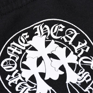 CHROME HEARTS クロムハーツ ホースシュー ロゴ スウェットパンツ CHロゴ セメタリークロス ブラック ジョガーパンツ XSサイズ 美品 中古 4a004078