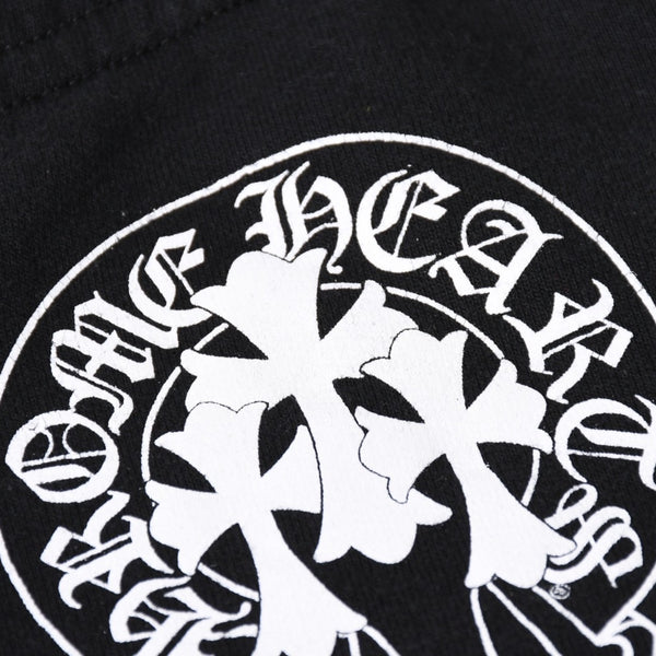 CHROME HEARTS クロムハーツ ホースシュー ロゴ スウェットパンツ CHロゴ セメタリークロス ブラック ジョガーパンツ XSサイズ 美品 中古 4a004078