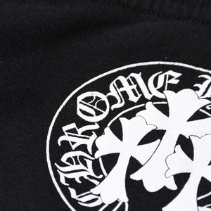 CHROME HEARTS クロムハーツ ホースシュー ロゴ スウェットパンツ CHロゴ セメタリークロス ブラック ジョガーパンツ XSサイズ 美品 中古 4a004078