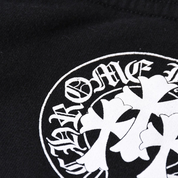 CHROME HEARTS クロムハーツ ホースシュー ロゴ スウェットパンツ CHロゴ セメタリークロス ブラック ジョガーパンツ XSサイズ 美品 中古 4a004078