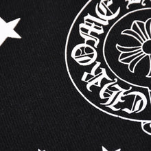 画像をギャラリービューアに読み込む, CHROME HEARTS クロムハーツ ホースシュー スタープリント スウェットパンツ CHクロス ドット柄 ブラック Mサイズ 美品 中古 4a004067