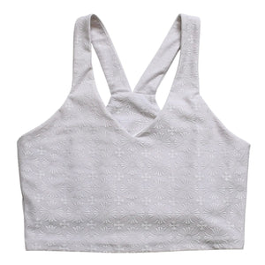 極美品 CHROME HEARTS クロムハーツ リブタンクトップ ノースリーブ CHプラス CH総柄 ホースシュー 23ss グレー 中古 4a004116