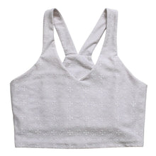 Load image into Gallery viewer, 極美品 CHROME HEARTS クロムハーツ リブタンクトップ ノースリーブ CHプラス CH総柄 ホースシュー 23ss グレー 中古 4a004116