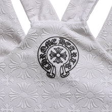Load image into Gallery viewer, 極美品 CHROME HEARTS クロムハーツ リブタンクトップ ノースリーブ CHプラス CH総柄 ホースシュー 23ss グレー 中古 4a004116