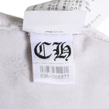 Load image into Gallery viewer, 極美品 CHROME HEARTS クロムハーツ リブタンクトップ ノースリーブ CHプラス CH総柄 ホースシュー 23ss グレー 中古 4a004116