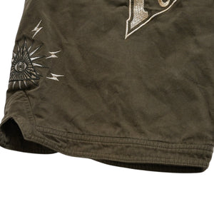 MAYO Mayo Shorts Shorts FOREGET ME NOT THUNDER EMBROIDERY Khaki Embroidery Good Condition Used 4a004132