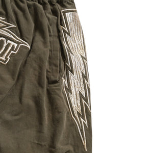 MAYO Mayo Shorts Shorts FOREGET ME NOT THUNDER EMBROIDERY Khaki Embroidery Good Condition Used 4a004132