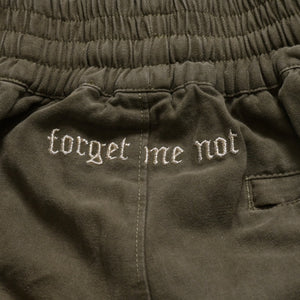 MAYO Mayo Shorts Shorts FOREGET ME NOT THUNDER EMBROIDERY Khaki Embroidery Good Condition Used 4a004132