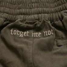 Load image into Gallery viewer, MAYO メイヨー ショートパンツ ショーツ 短パン FOREGET ME NOT THUNDER EMBROIDERY カーキ 刺繍 美品 中古 4a004132