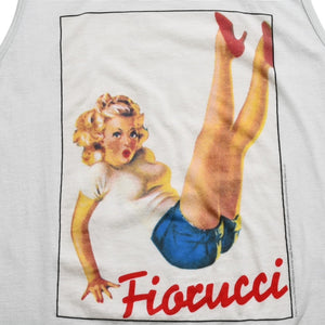DOLCE&GABBANA Dolce &amp; Gabbana D&G Tank top shirt, printed, gray and blue, excellent condition, pre-owned, item number 4a004152