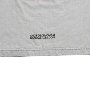 DOLCE&GABBANA Dolce &amp; Gabbana D&G Tank top shirt, printed, gray and blue, excellent condition, pre-owned, item number 4a004152