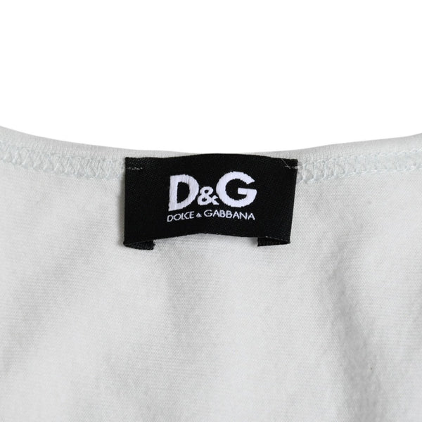 DOLCE&GABBANA Dolce &amp; Gabbana D&G Tank top shirt, printed, gray and blue, excellent condition, pre-owned, item number 4a004152