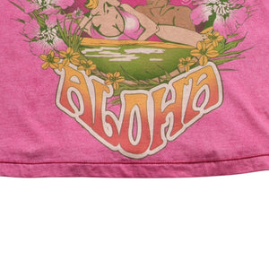 Extremely beautiful item DOLCE&GABBANA Dolce &amp; Gabbana D&G Tank top shirt, printed, pink, used, 4a004144