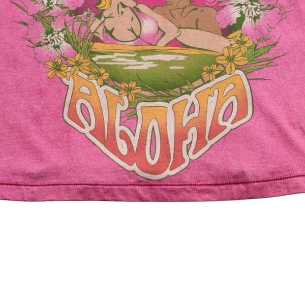 Extremely beautiful item DOLCE&GABBANA Dolce &amp; Gabbana D&G Tank top shirt, printed, pink, used, 4a004144
