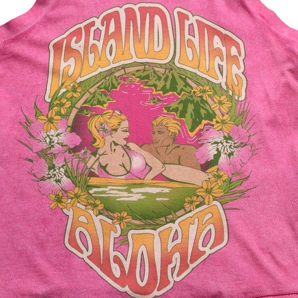 Extremely beautiful item DOLCE&GABBANA Dolce &amp; Gabbana D&G Tank top shirt, printed, pink, used, 4a004144
