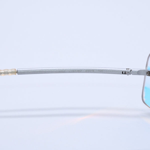 CHANEL Rimless Sunglasses Eyewear Coco Mark Silver Multicolor Plastic Metal Good Condition Used 4a004026