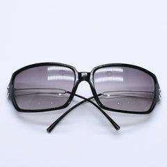 CHANEL シャネル サングラス アイウェア 5037 c.501/11 サイズ120 ココマーク ブラック シルバー 美品 中古 4a004050