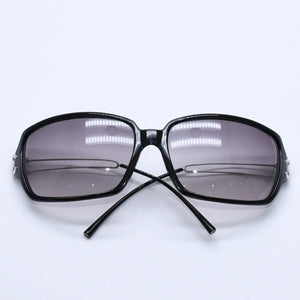 CHANEL シャネル サングラス アイウェア 5037 c.501/11 サイズ120 ココマーク ブラック シルバー 美品 中古 4a004050