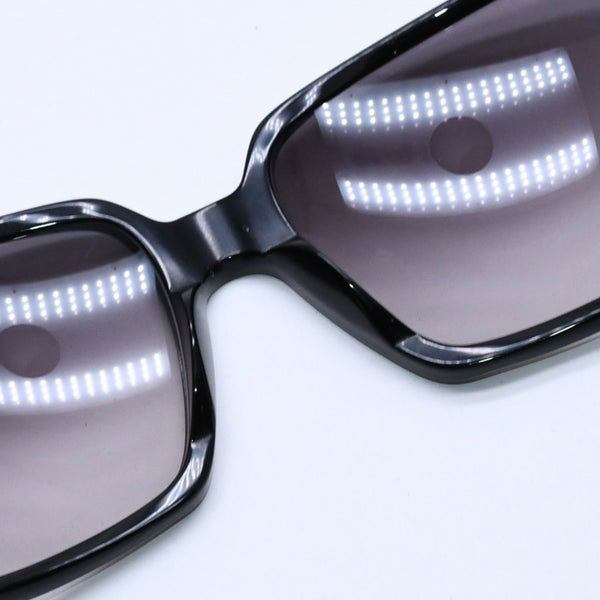 CHANEL シャネル サングラス アイウェア 5037 c.501/11 サイズ120 ココマーク ブラック シルバー 美品 中古 4a004050