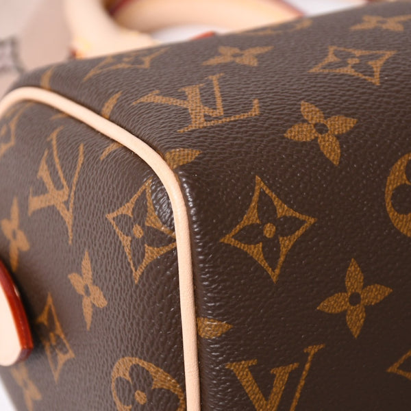 Like new LOUIS VUITTON Handbag M46234 Speedy Bandouliere 20 Brown Monogram Used 4a004074