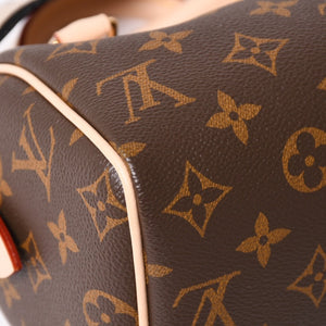 Like new LOUIS VUITTON Handbag M46234 Speedy Bandouliere 20 Brown Monogram Used 4a004074
