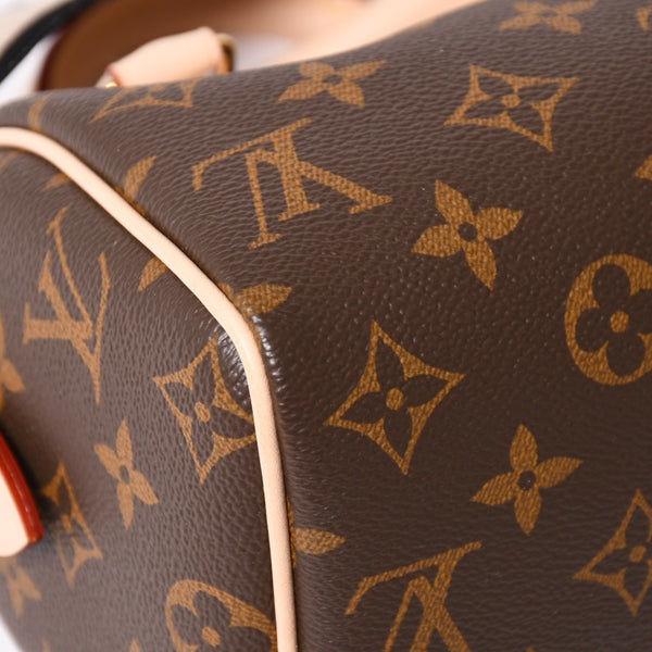Like new LOUIS VUITTON Handbag M46234 Speedy Bandouliere 20 Brown Monogram Used 4a004074
