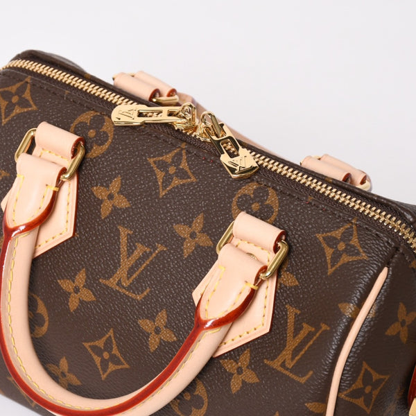 Like new LOUIS VUITTON Handbag M46234 Speedy Bandouliere 20 Brown Monogram Used 4a004074