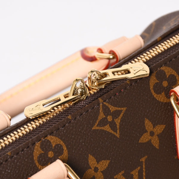 Like new LOUIS VUITTON Handbag M46234 Speedy Bandouliere 20 Brown Monogram Used 4a004074