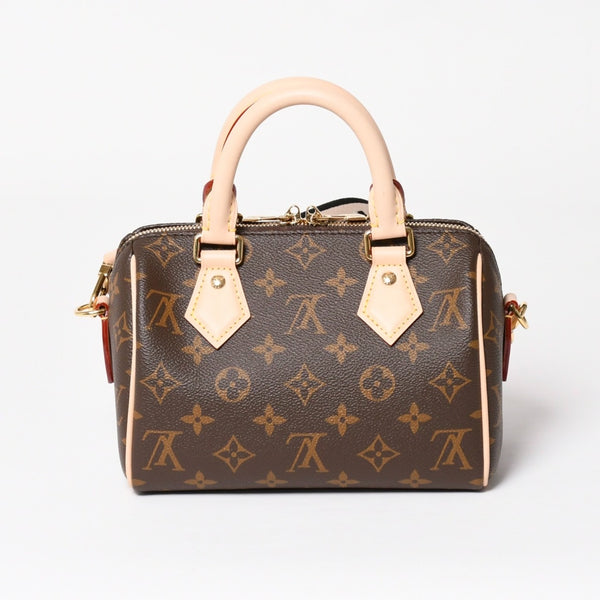 Like new LOUIS VUITTON Handbag M46234 Speedy Bandouliere 20 Brown Monogram Used 4a004074