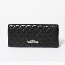 Load image into Gallery viewer, 極美品 CHROME HEARTS クロムハーツ ディナーバッグ クラッチバッグ ラージダガー マトラッセ ラムスキン ブラック 中古 4a004093
