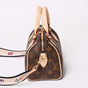 Like new LOUIS VUITTON Handbag M46234 Speedy Bandouliere 20 Brown Monogram Used 4a004074