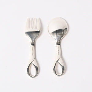 TIFFANY & Co. Tiffany spoon fork 2 piece set silver sterling silver mint condition used 4a003631