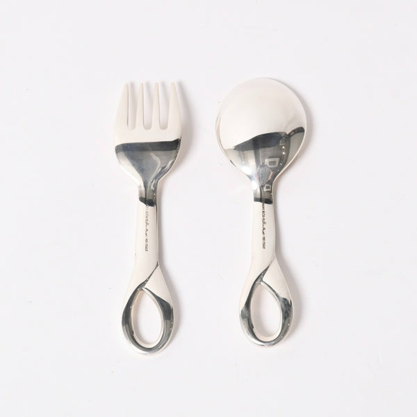 TIFFANY & Co. Tiffany spoon fork 2 piece set silver sterling silver mint condition used 4a003631