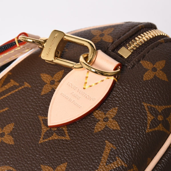 Like new LOUIS VUITTON Handbag M46234 Speedy Bandouliere 20 Brown Monogram Used 4a004074