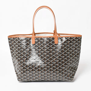 New and unused GOYARD Saint Louis PM bag tote bag STLCROPMLTY01CL03P brown PVC leather used 4a002824