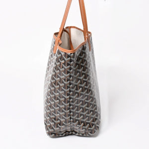 New and unused GOYARD Saint Louis PM bag tote bag STLCROPMLTY01CL03P brown PVC leather used 4a002824