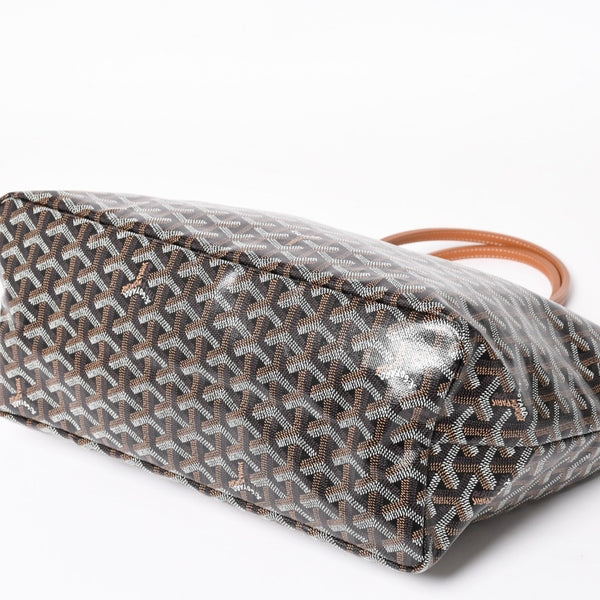 New and unused GOYARD Saint Louis PM bag tote bag STLCROPMLTY01CL03P brown PVC leather used 4a002824