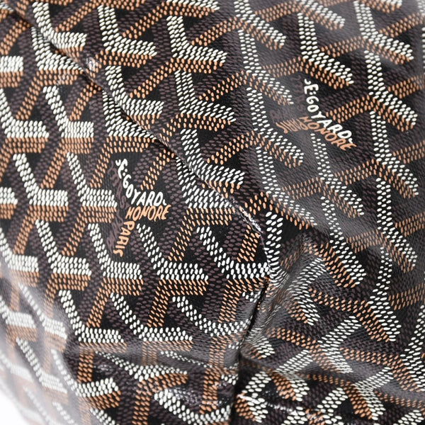 New and unused GOYARD Saint Louis PM bag tote bag STLCROPMLTY01CL03P brown PVC leather used 4a002824