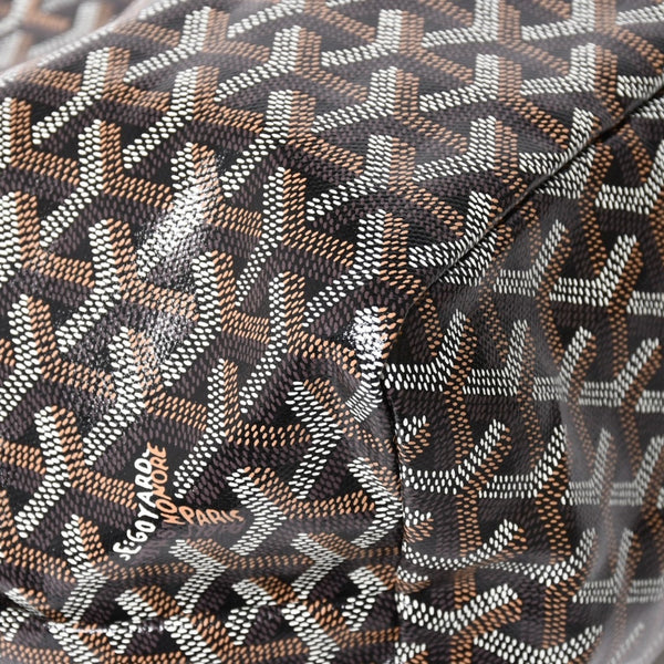 New and unused GOYARD Saint Louis PM bag tote bag STLCROPMLTY01CL03P brown PVC leather used 4a002824