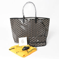 New and unused GOYARD Saint Louis PM bag tote bag STLCROPMLTY01CL01P black PVC leather used 4a002825