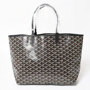 New and unused GOYARD Saint Louis PM bag tote bag STLCROPMLTY01CL01P black PVC leather used 4a002825