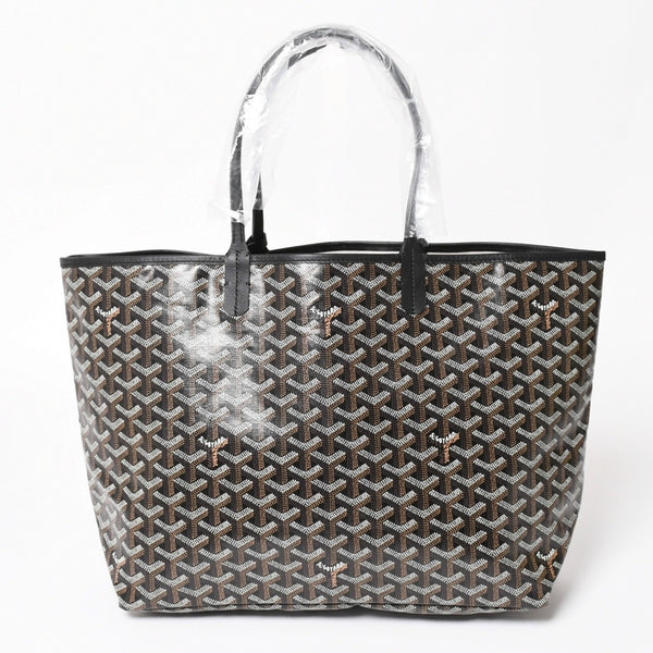 New and unused GOYARD Saint Louis PM bag tote bag STLCROPMLTY01CL01P black PVC leather used 4a002825