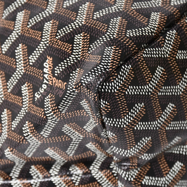 New and unused GOYARD Saint Louis PM bag tote bag STLCROPMLTY01CL01P black PVC leather used 4a002825